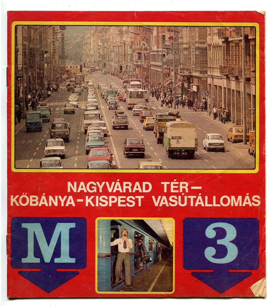 1980. 3-as Metró tájékoztató, a Nagyvárad tér – Kőbánya Kispest állomások