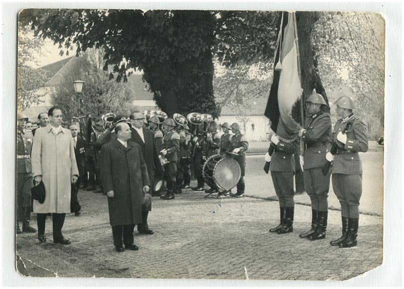 1957. NDK sajtófotó – Rostás István nagykövet fogadása (18x13)