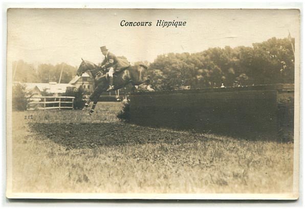 1912. Bécs. Dahovszky orosz lovas. Leírás a hátoldalon, Perczel Olivér aláírással (14x9)