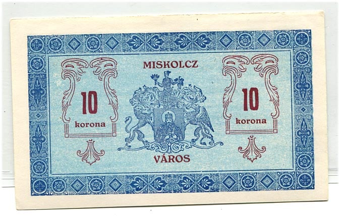 Miskolcz város 1919.05.14. – 10 korona