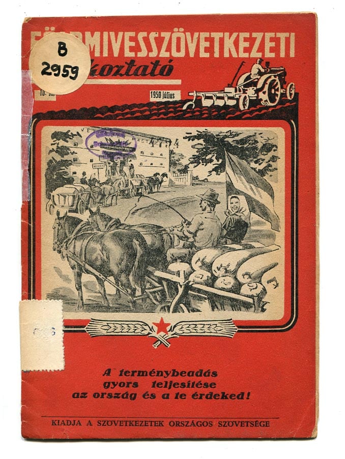 1950. Földmívesszövetkezeti tájékoztató. Terménybeadási propaganda füzet. 15 p