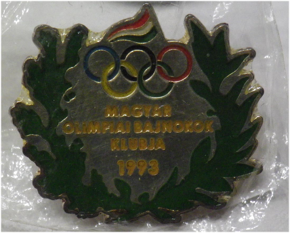 Magyar Olimpiai Bajnokok Klubja 1993 kitűző