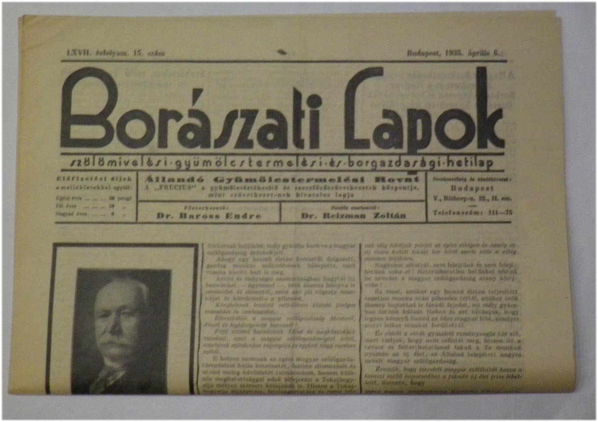 1935.ápr.6. Borászati lapok.