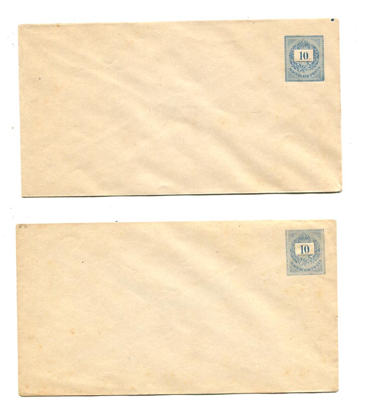 2 db 10 kr-os boríték, I. vj.