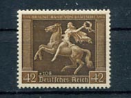 1939/40/41. 4 db postatiszta lóverseny tárgyú bélyeg: Mi 2x698, 747, 780 (292 E)