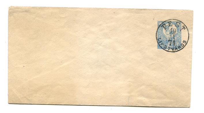 IBK – 10 kr, könyvny., hamis PEST bélyegzéssel