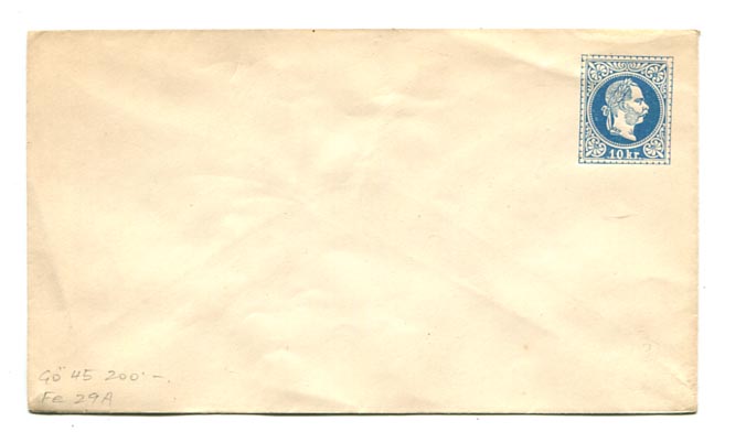 IBK – 1867. 10 kr, I. vj., C hajtóka, Ferch. 29A